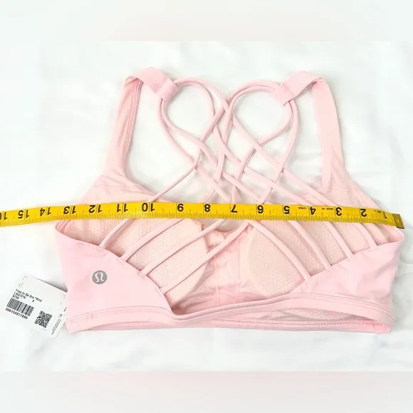 NWT Lululemon Free to Be Bra Wild Light Support A/B - Strawberry Milkshake - 8