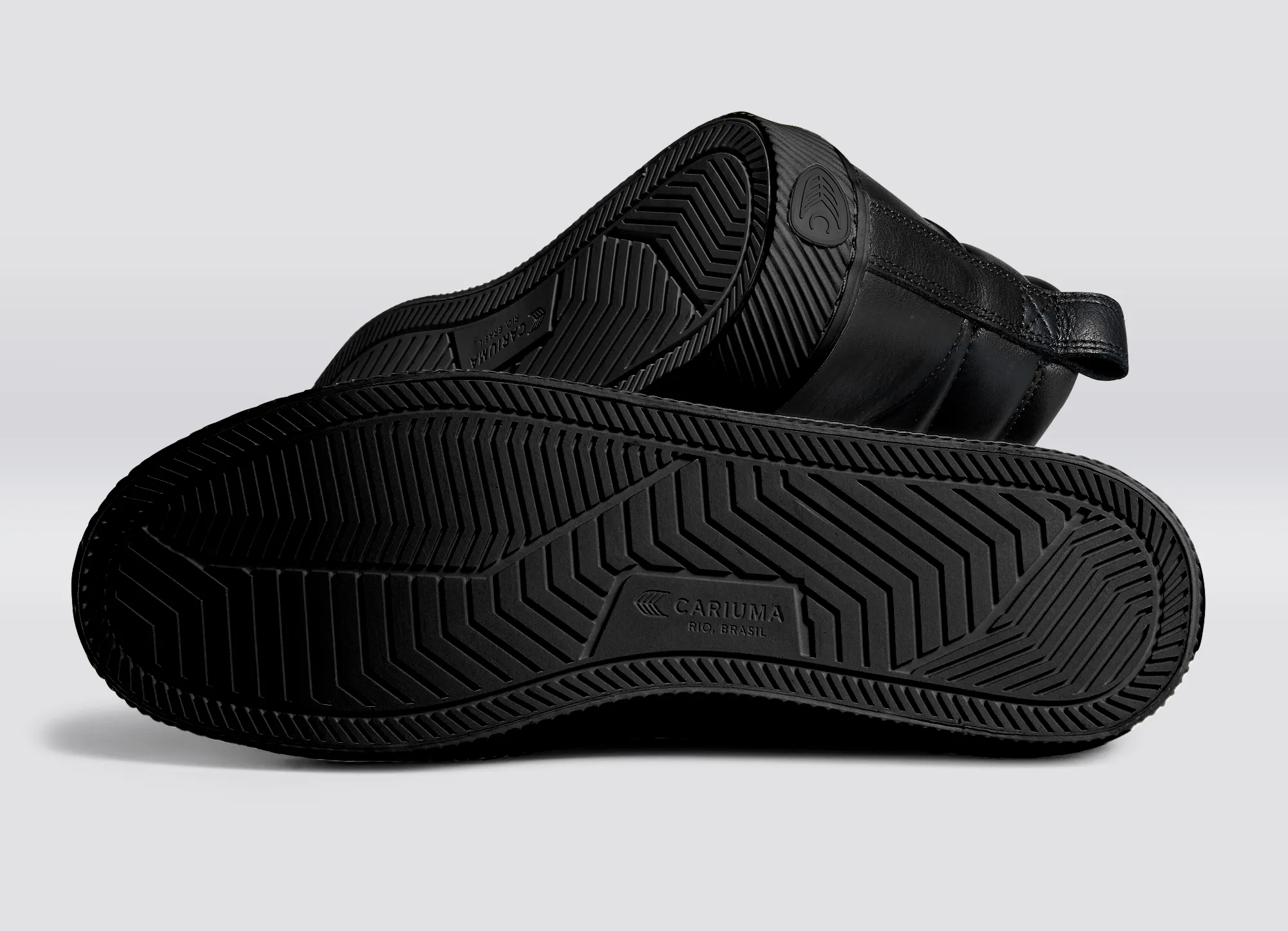 OCA High All Black Premium Leather Sneaker Women