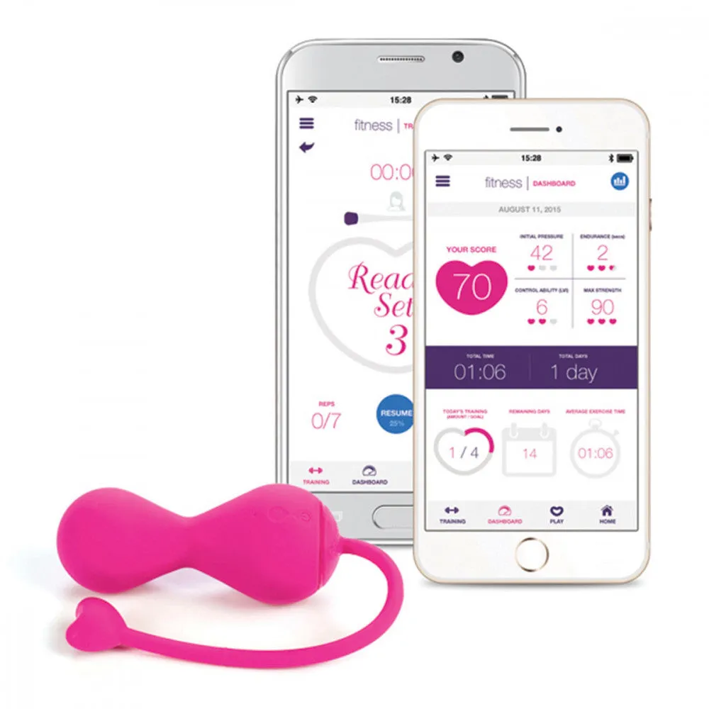 OhMiBod Krush Smart Kegel Fitness Balls with Sensors