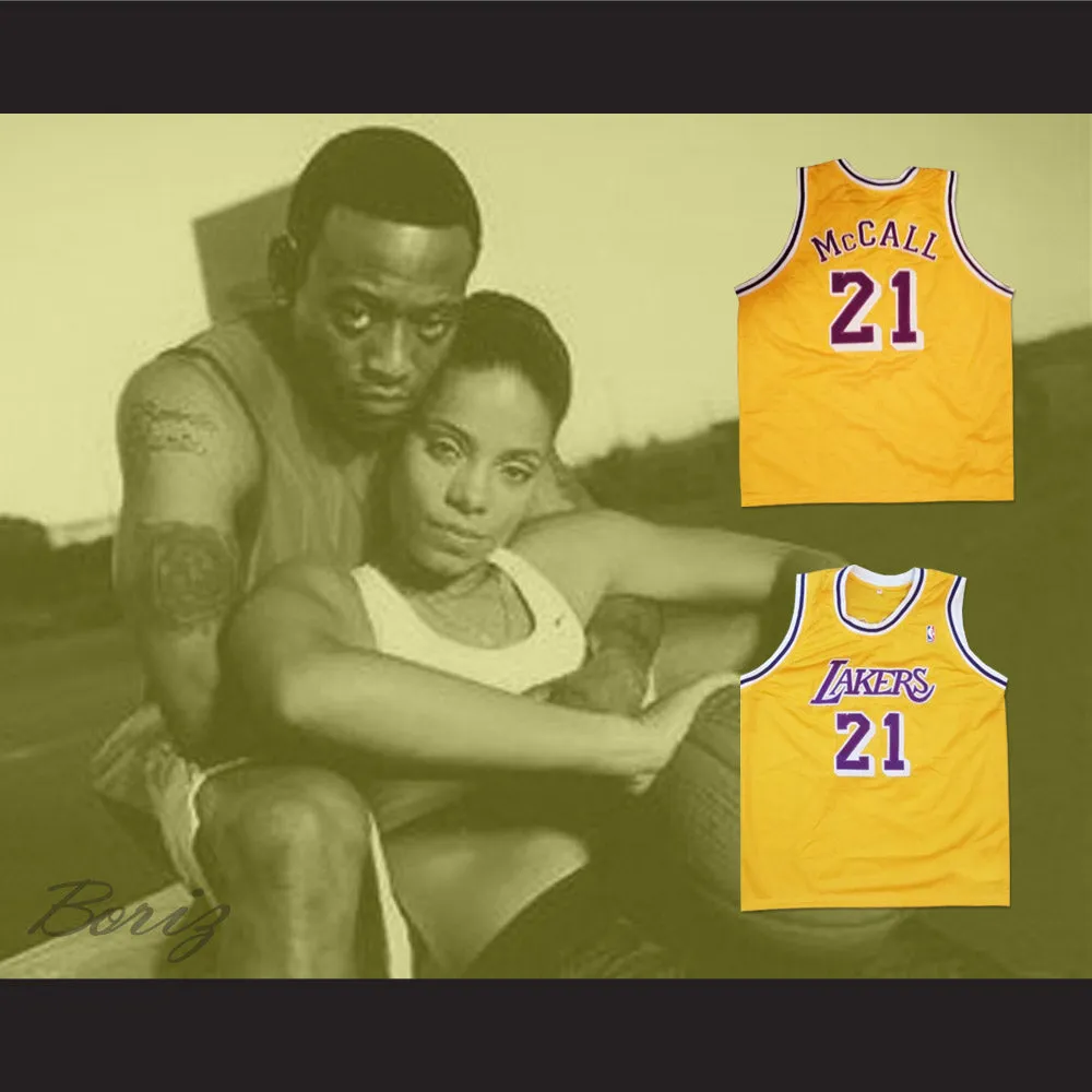 Omar Epps Quincy McCall 22 Pro Career Basketball Jersey Love and Basketball
