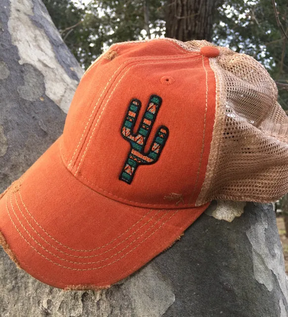 Original Cowgirl Clothing Cap: Southwest Cactus