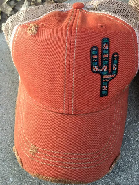 Original Cowgirl Clothing Cap: Southwest Cactus