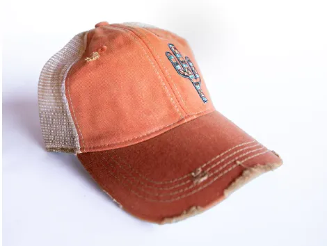 Original Cowgirl Clothing Cap: Southwest Cactus