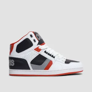 Osiris NYC 83 CLK Shoes - White/Black/3M/Red