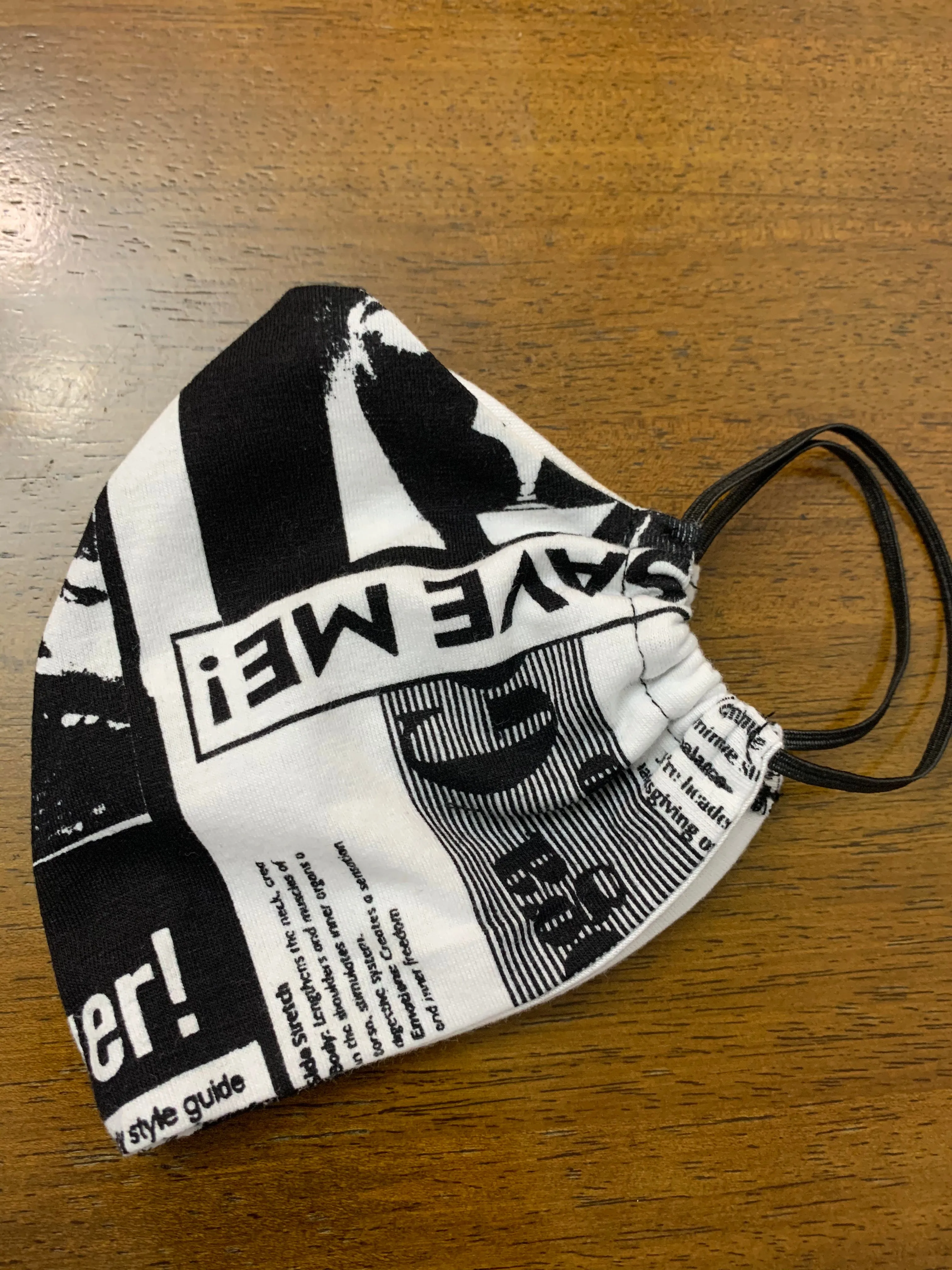 Our Save Me Fashion Mask