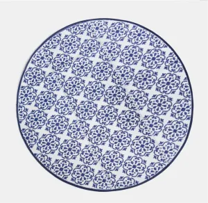 Outdoor Circle Tile Print Rug