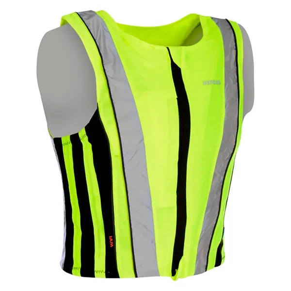 Oxford Active Yellow Safety Vest Men/Women Breathable lining