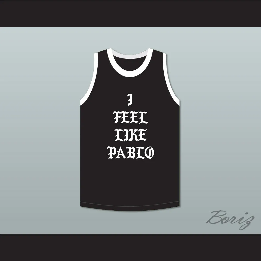 Pablo Escobar I Feel Like Pablo Black Basketball Jersey