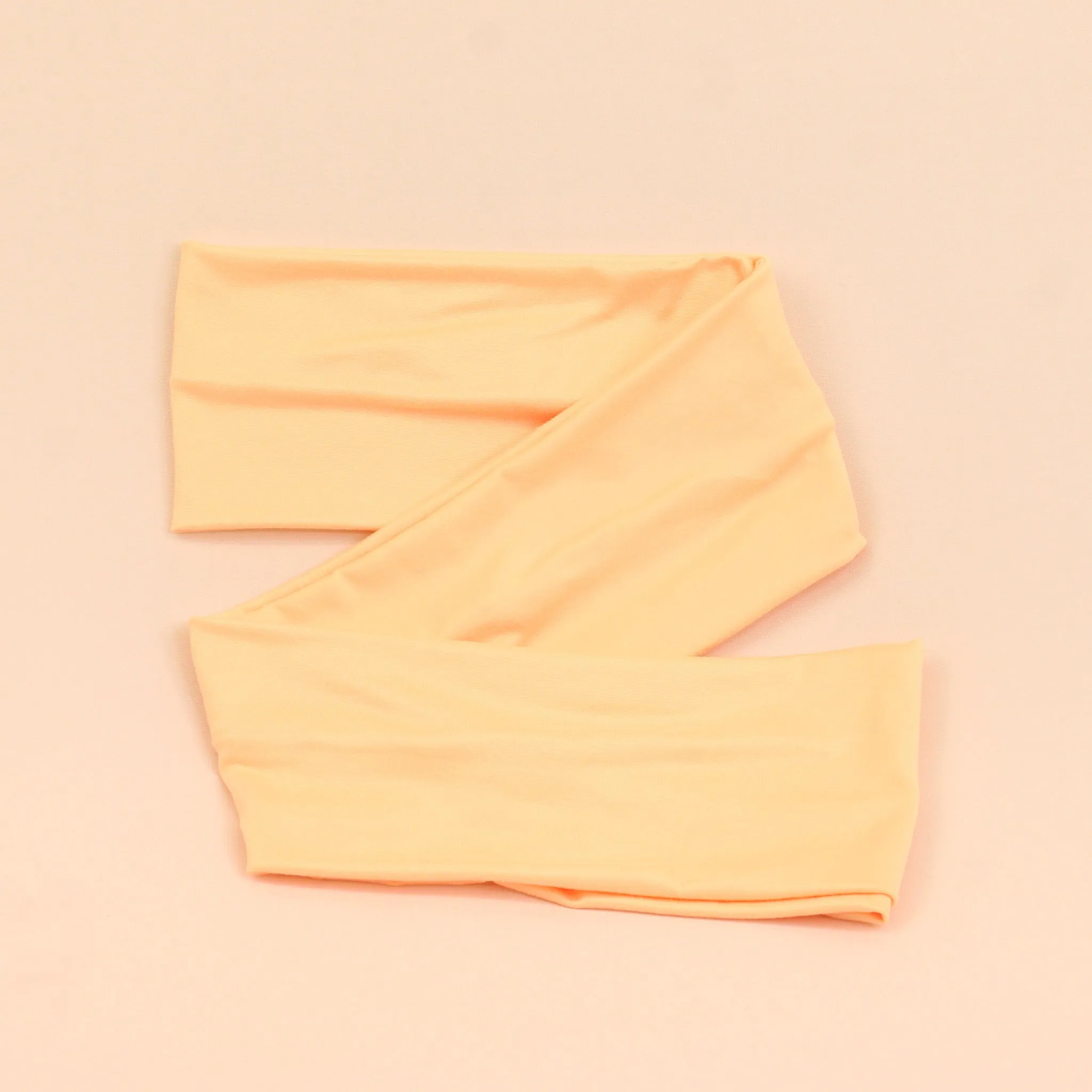 Papaya Solid Wrap Headband