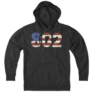Patriotic 802 Vermont Hoodie