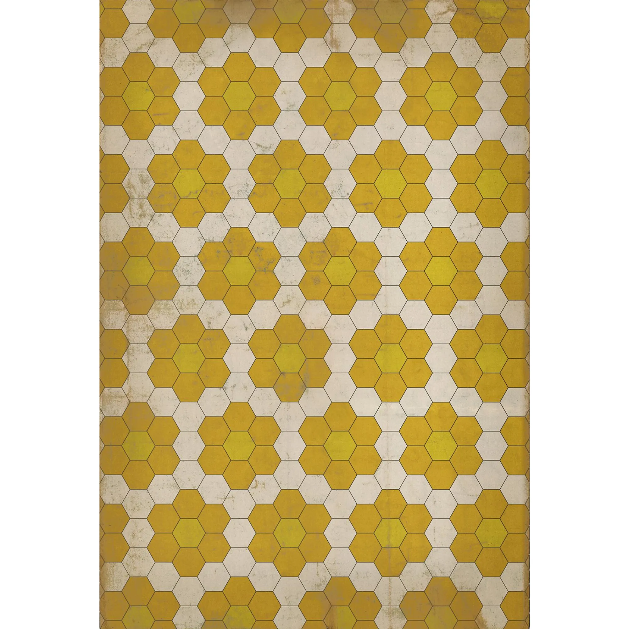 Pattern 02 "The Bee's Knees" Vinyl Floorcloth - Spicher & Co.