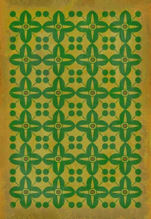 Pattern 03 "Follow The Yellow Brick Road" Vinyl Floorcloth - Spicher & Co.