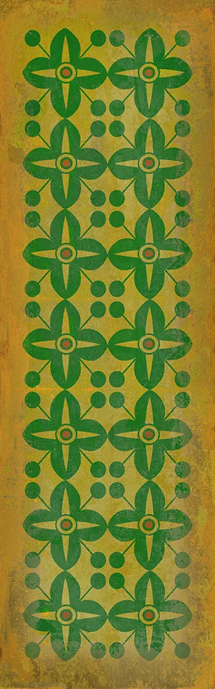 Pattern 03 "Follow The Yellow Brick Road" Vinyl Floorcloth - Spicher & Co.