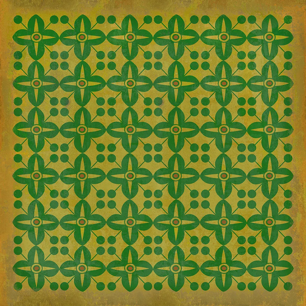 Pattern 03 "Follow The Yellow Brick Road" Vinyl Floorcloth - Spicher & Co.