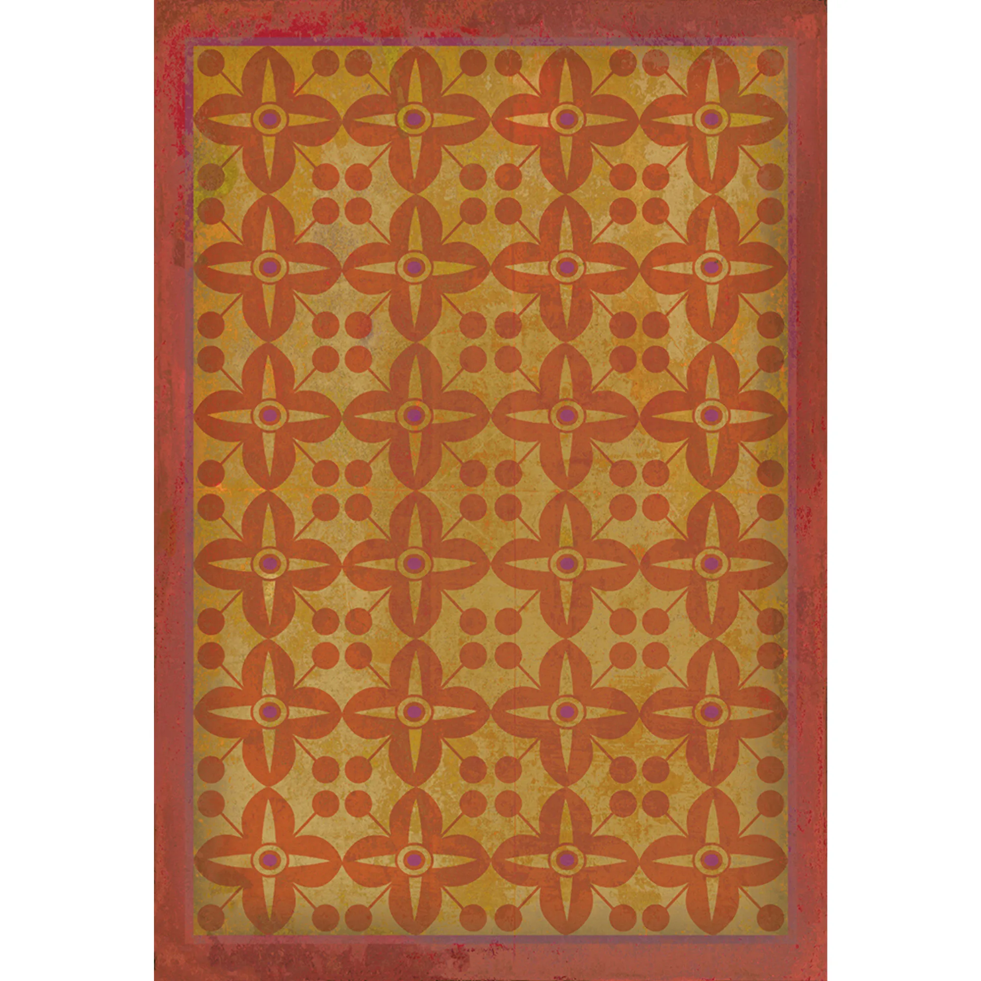Pattern 03 "The Lollipop Guild" Vinyl Floorcloth - Spicher & Co.