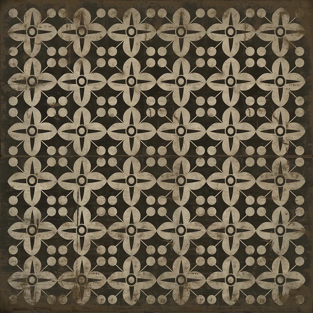 Pattern 03 "There's No Place Like Home" Vinyl Floorcloth - Spicher & Co.