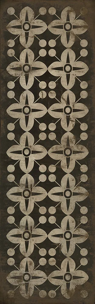 Pattern 03 "There's No Place Like Home" Vinyl Floorcloth - Spicher & Co.