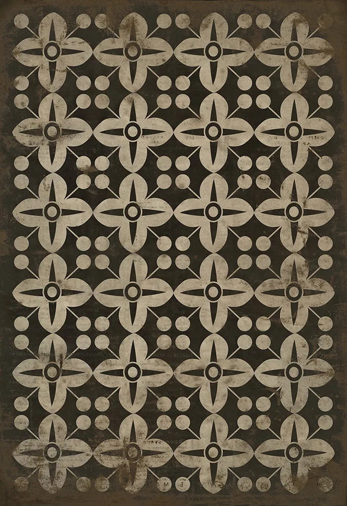 Pattern 03 "There's No Place Like Home" Vinyl Floorcloth - Spicher & Co.