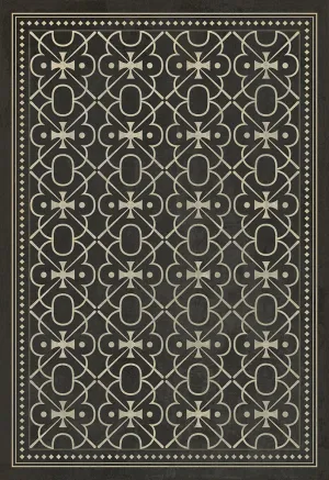 Pattern 05 "Moriarty" Vinyl Floorcloth - Spicher & Co.