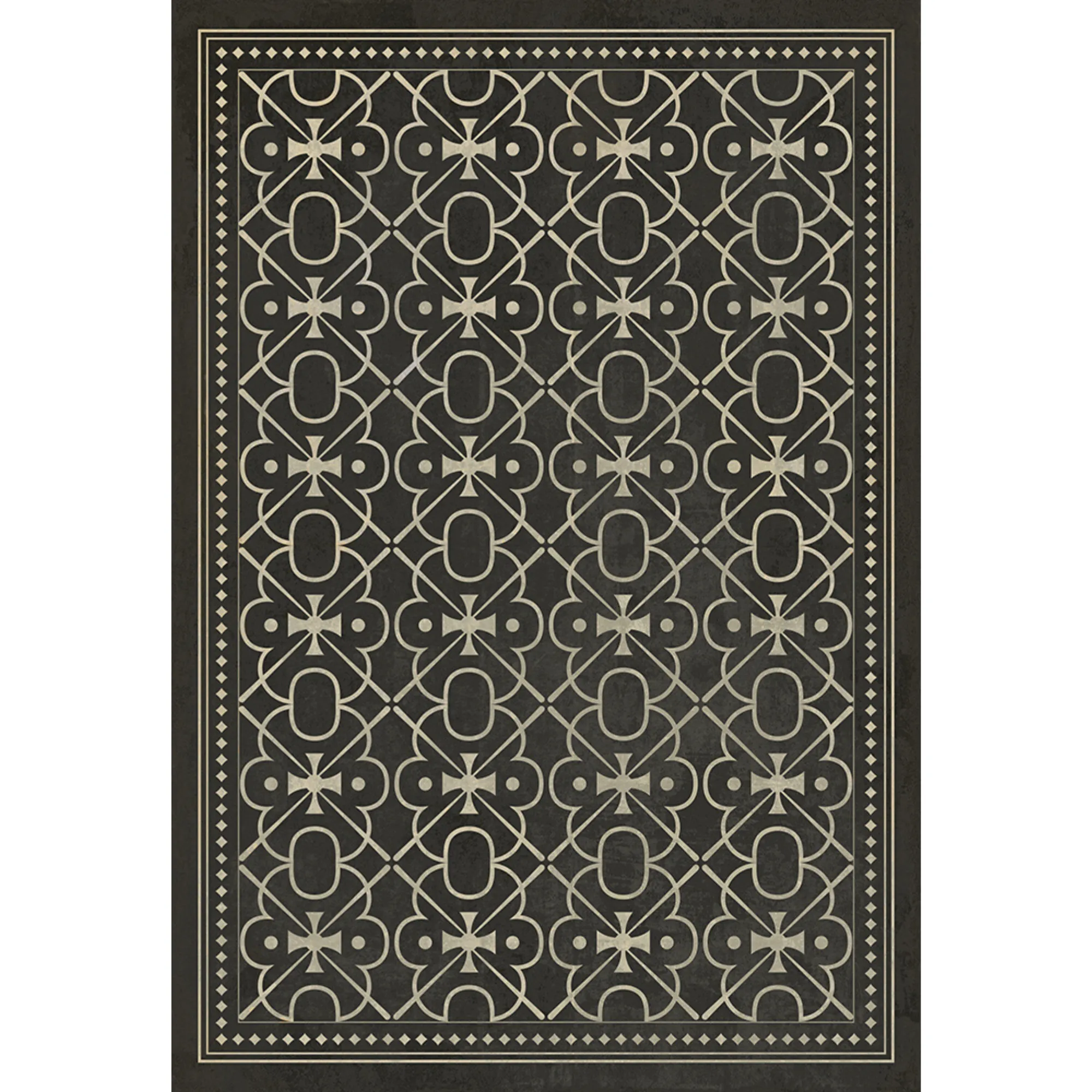 Pattern 05 "Moriarty" Vinyl Floorcloth - Spicher & Co.