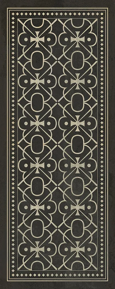 Pattern 05 "Moriarty" Vinyl Floorcloth - Spicher & Co.