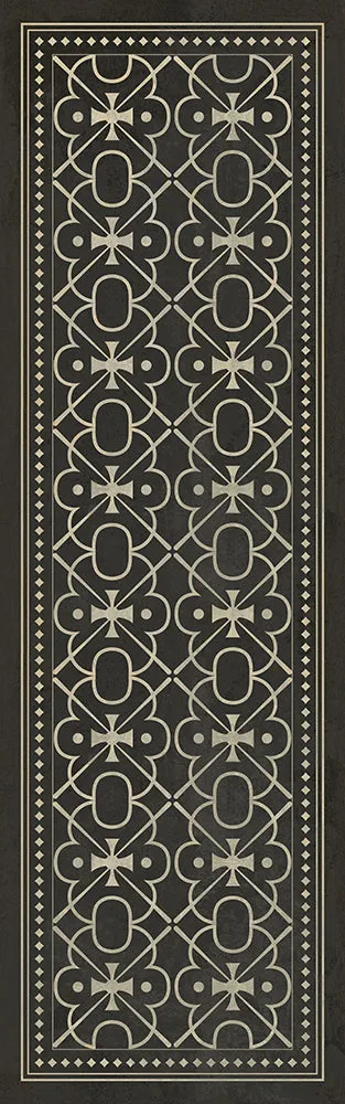 Pattern 05 "Moriarty" Vinyl Floorcloth - Spicher & Co.