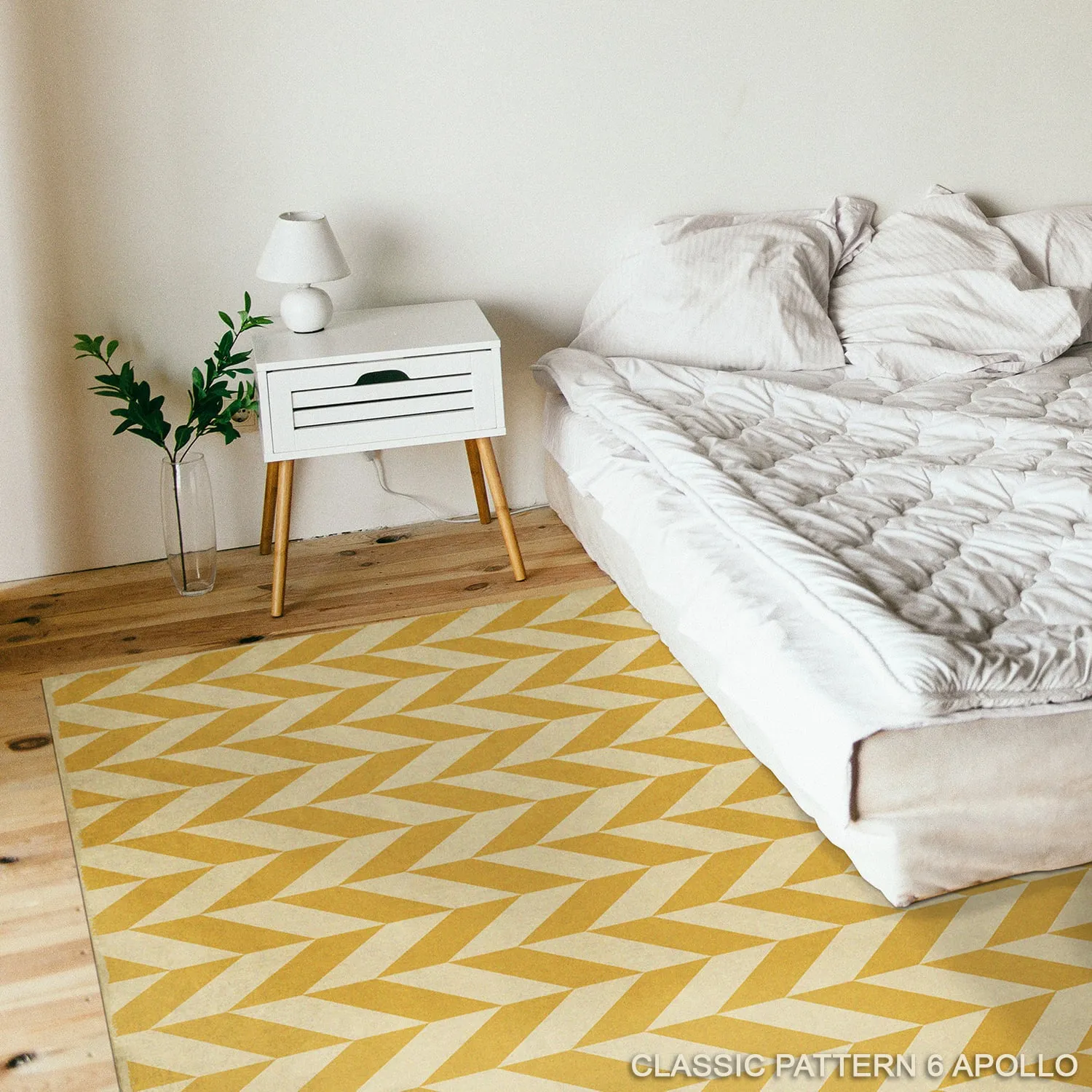 Pattern 06 "Apollo" Vinyl Floorcloth - Spicher & Co.