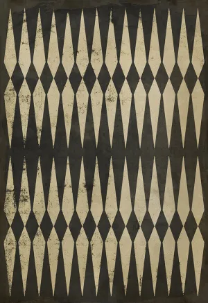 Pattern 08 "Backgammon" Vinyl Floorcloth - Spicher & Co.