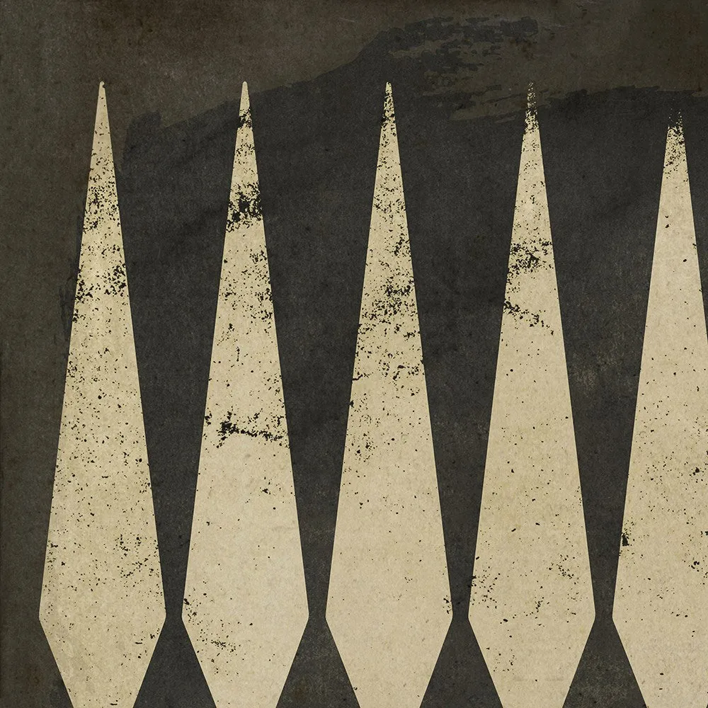 Pattern 08 "Backgammon" Vinyl Floorcloth - Spicher & Co.