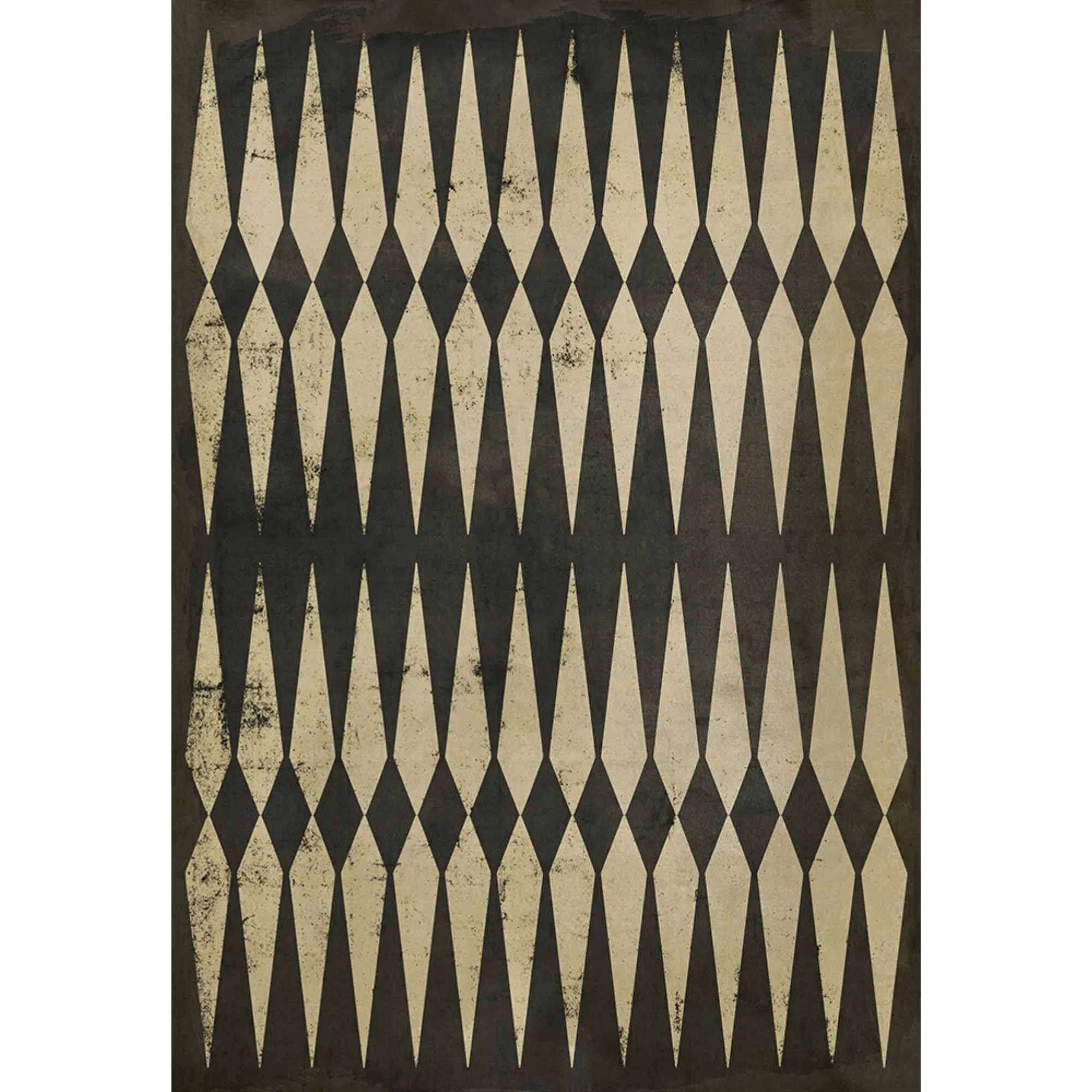 Pattern 08 "Backgammon" Vinyl Floorcloth - Spicher & Co.