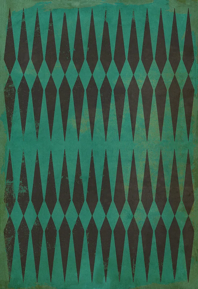 Pattern 08 "Frankenstein" Vinyl Floorcloth - Spicher & Co.