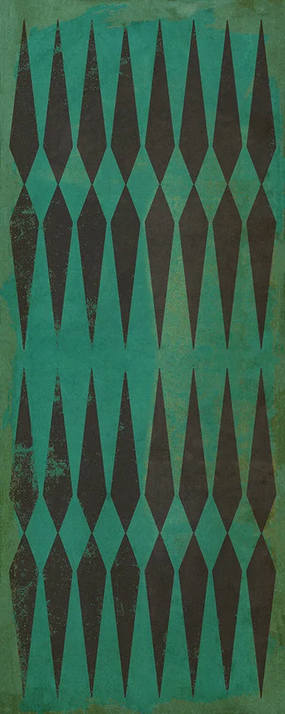 Pattern 08 "Frankenstein" Vinyl Floorcloth - Spicher & Co.