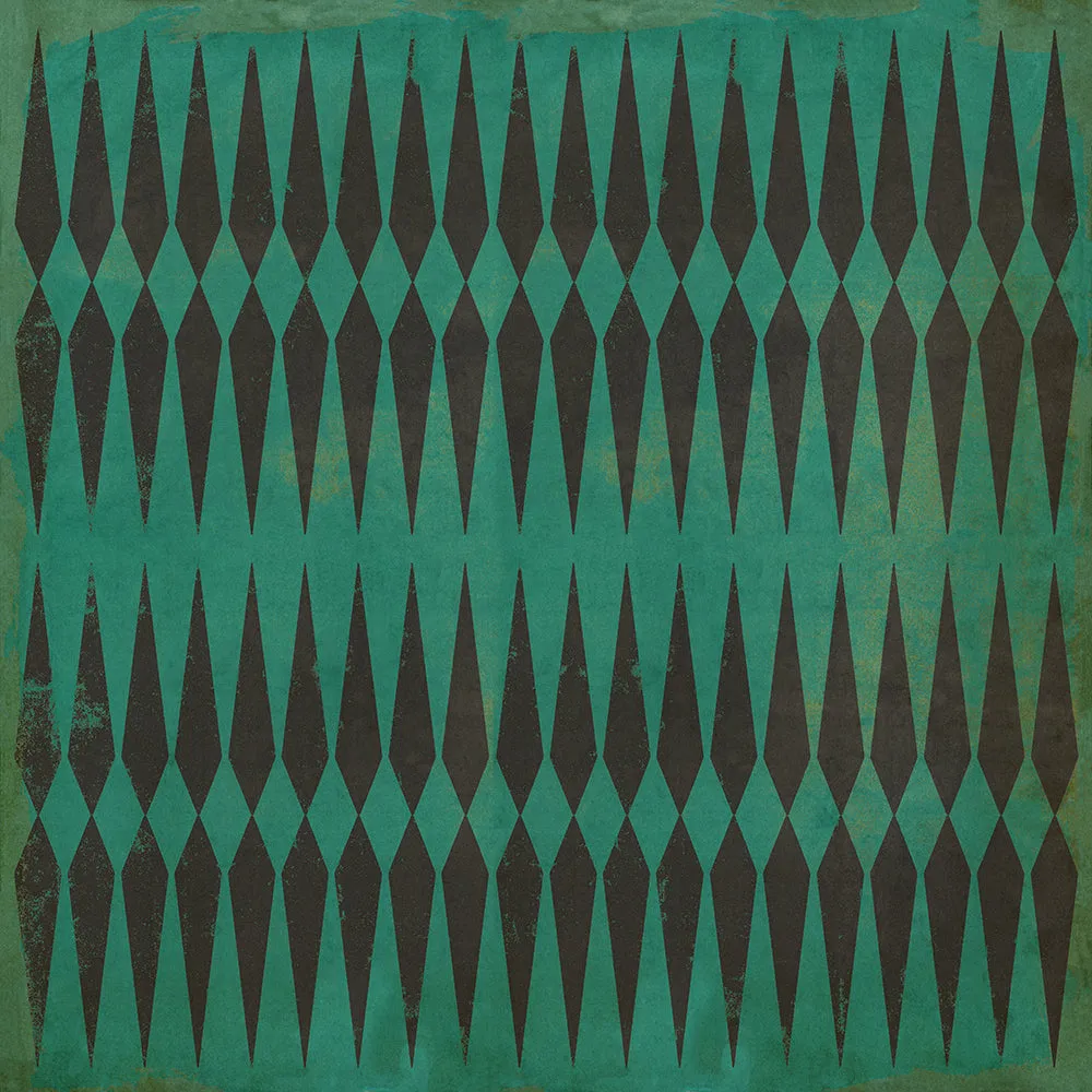Pattern 08 "Frankenstein" Vinyl Floorcloth - Spicher & Co.