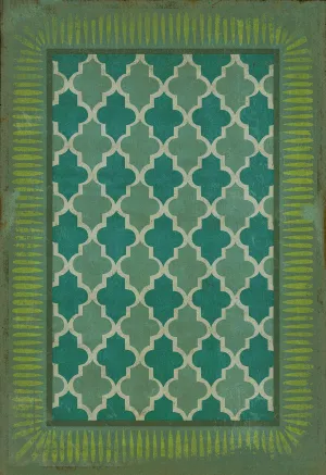 Pattern 10 "Aladdin" Vinyl Floorcloth - Spicher & Co.