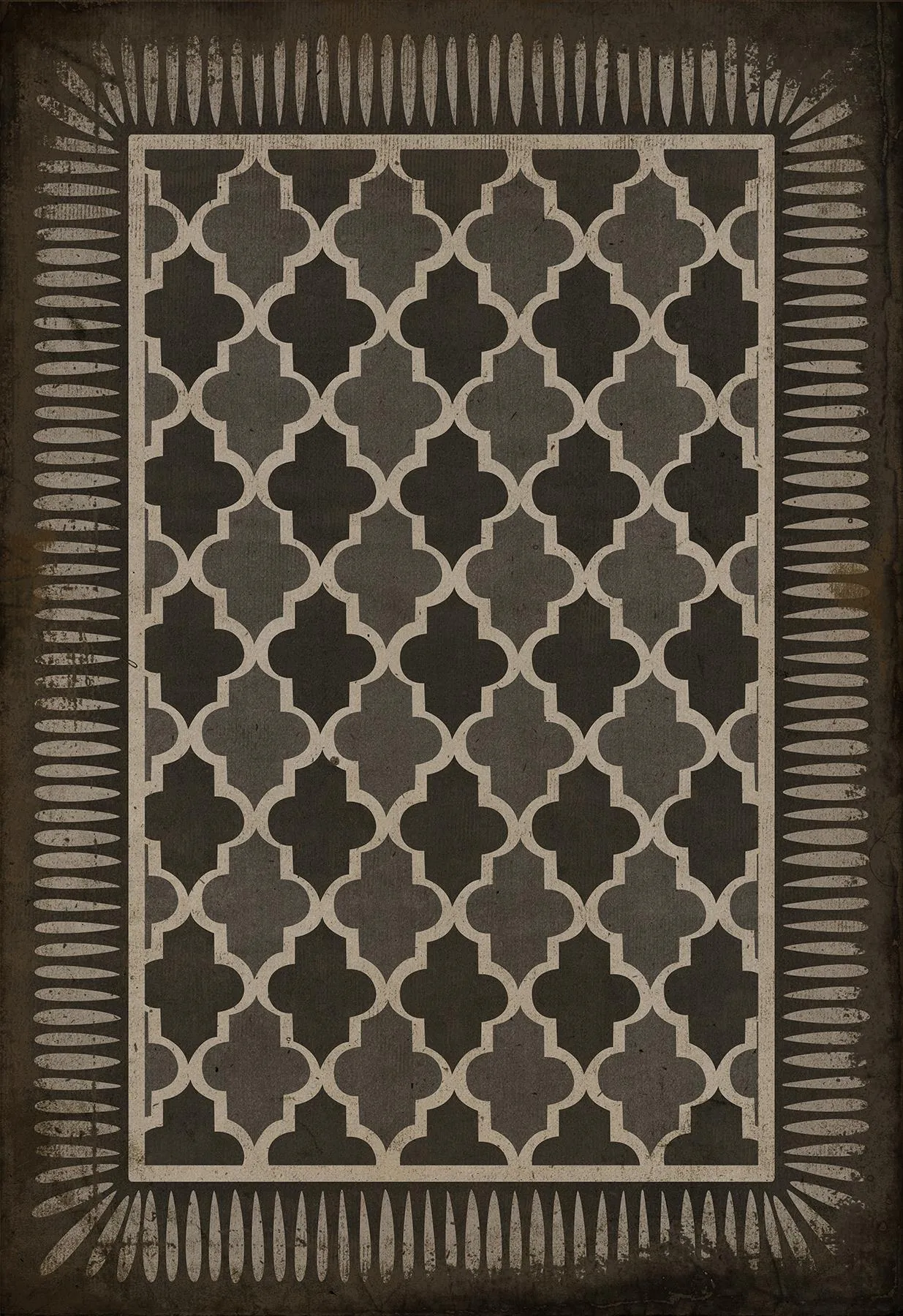 Pattern 10 "Arabian Nights" Vinyl Floorcloth - Spicher & Co.