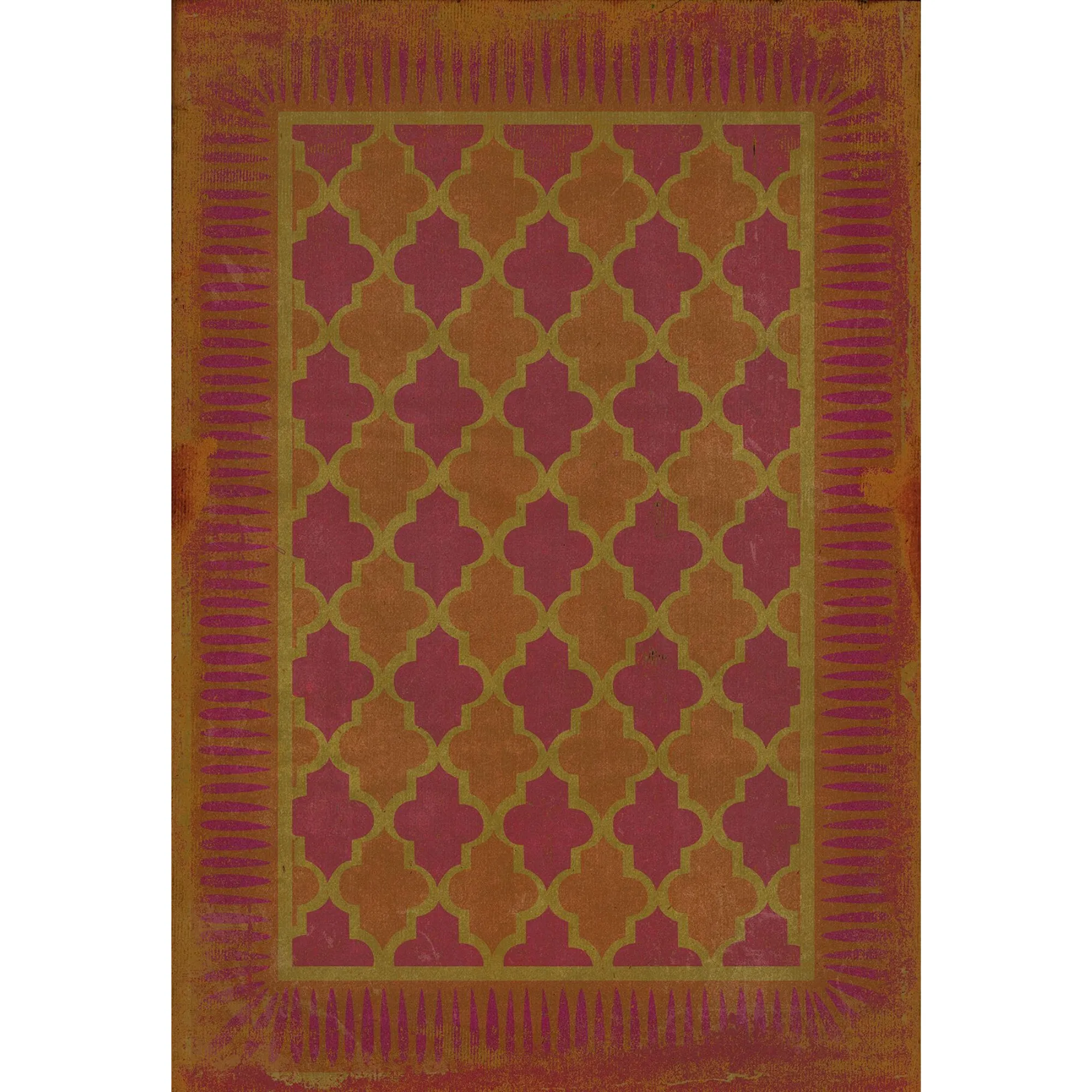 Pattern 10 "Magic Carpet" Vinyl Floorcloth - Spicher & Co.