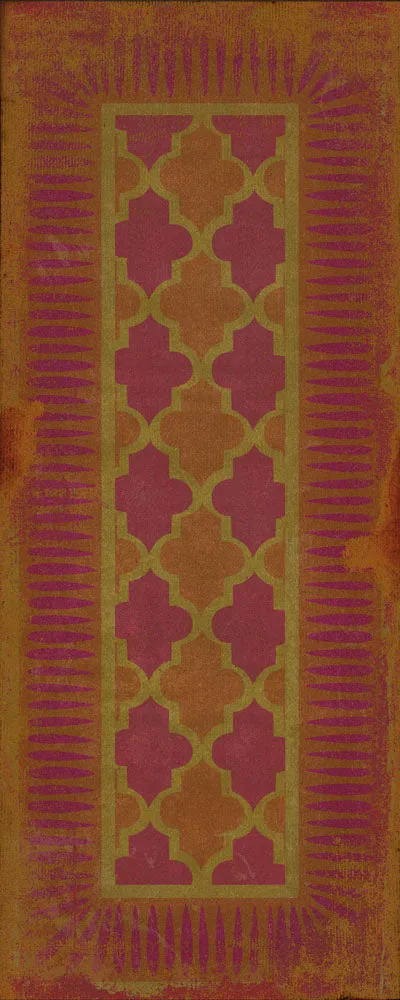 Pattern 10 "Magic Carpet" Vinyl Floorcloth - Spicher & Co.