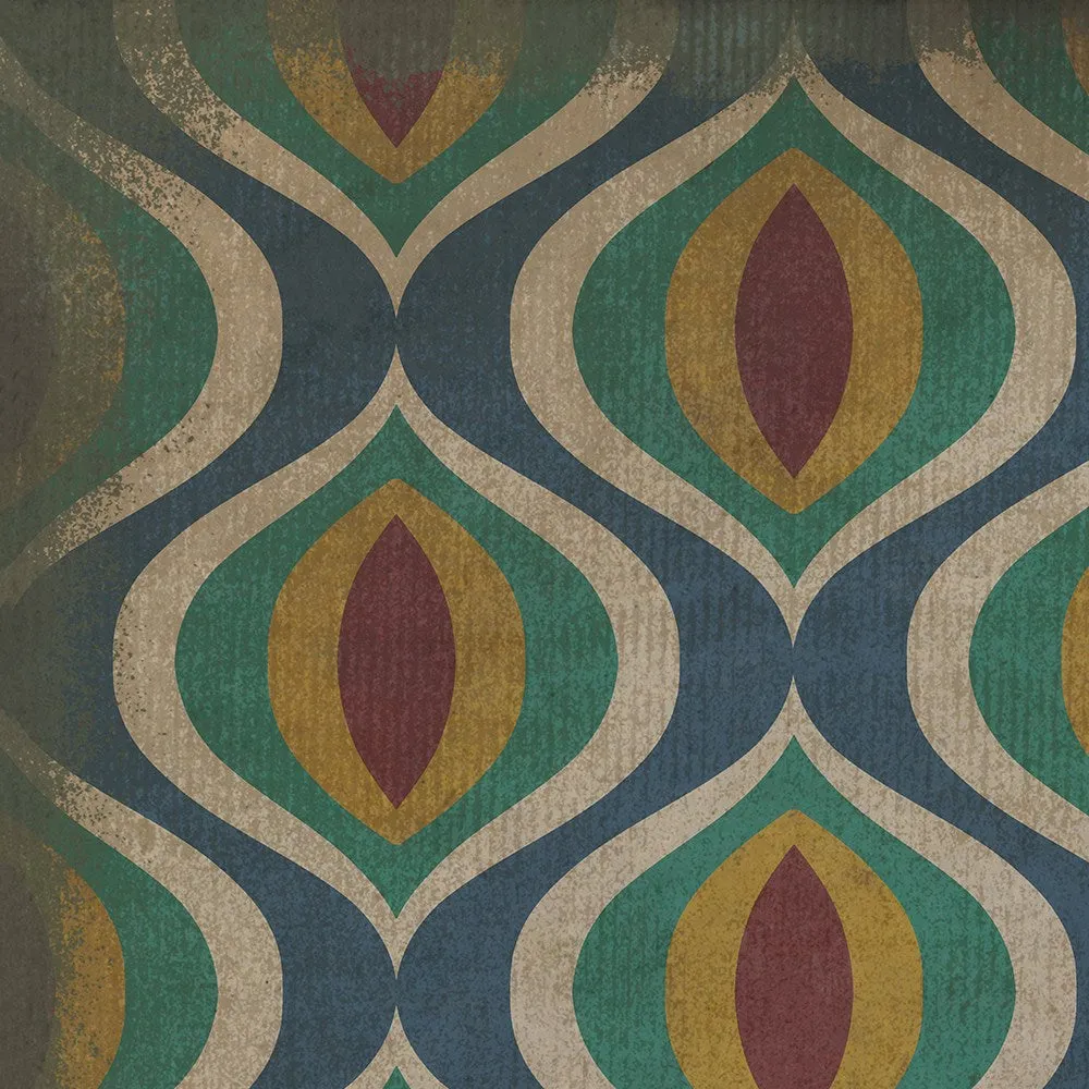 Pattern 15 "Constantinople" Vinyl Floorcloth - Spicher & Co.