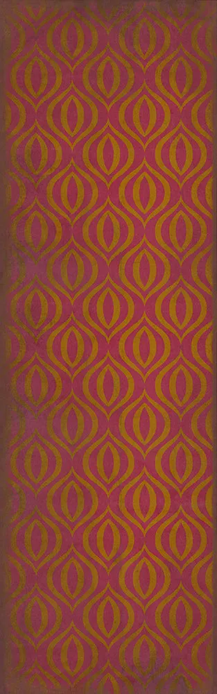 Pattern 15 "Phoenix" Vinyl Floorcloth - Spicher & Co.