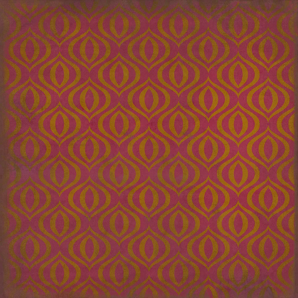 Pattern 15 "Phoenix" Vinyl Floorcloth - Spicher & Co.