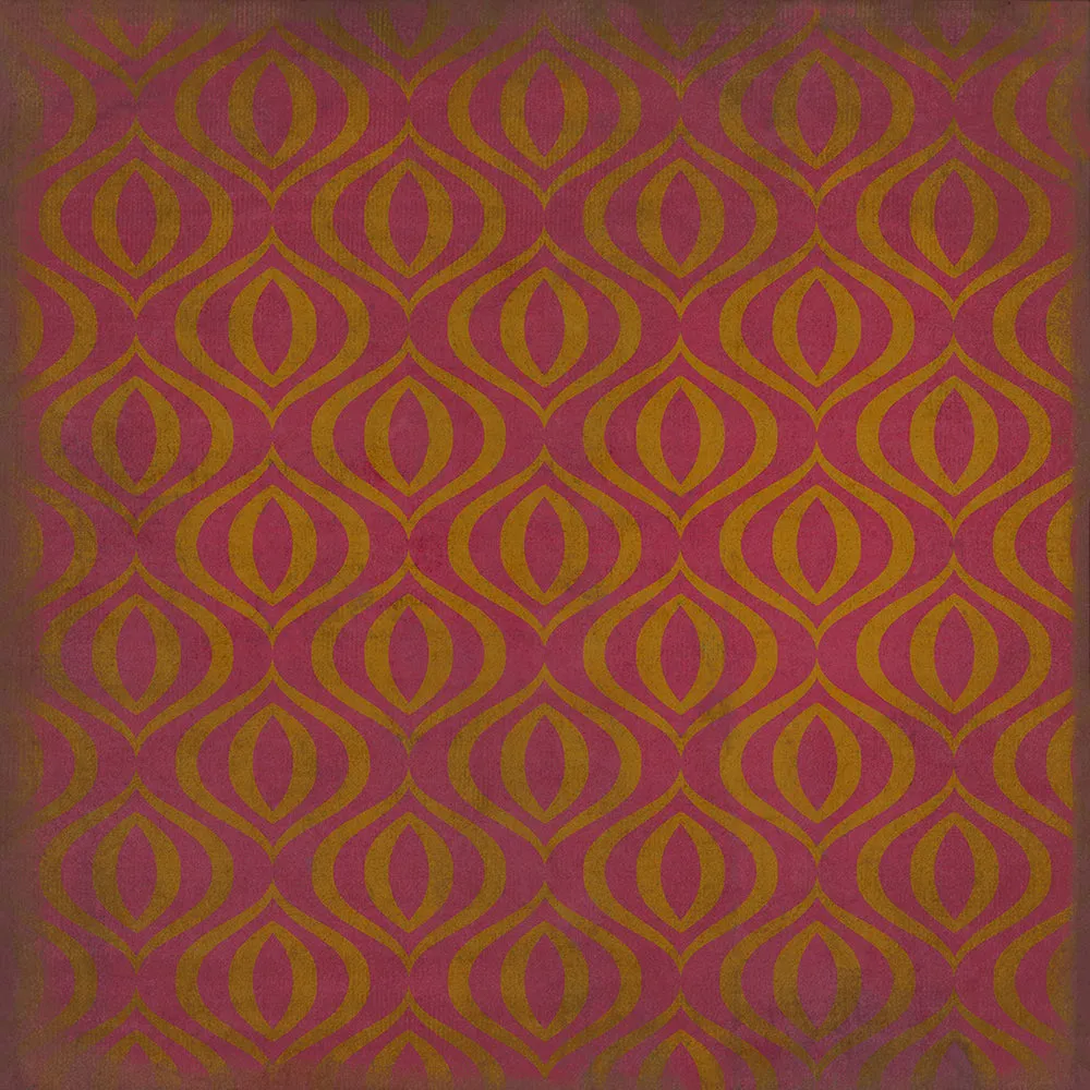 Pattern 15 "Phoenix" Vinyl Floorcloth - Spicher & Co.
