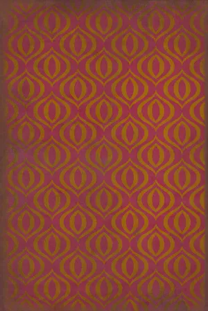 Pattern 15 "Phoenix" Vinyl Floorcloth - Spicher & Co.