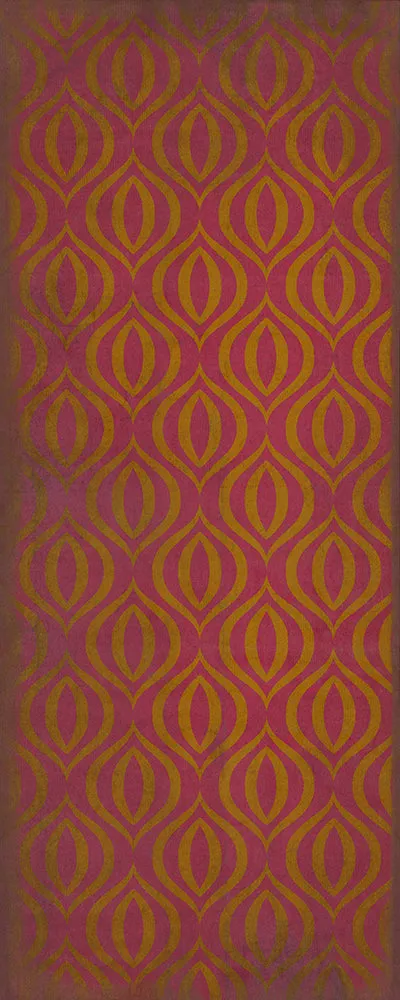 Pattern 15 "Phoenix" Vinyl Floorcloth - Spicher & Co.