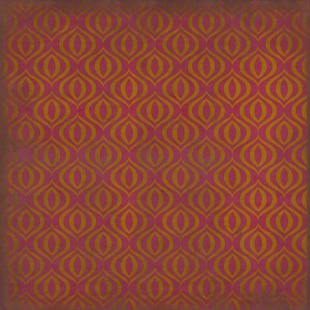 Pattern 15 "Phoenix" Vinyl Floorcloth - Spicher & Co.