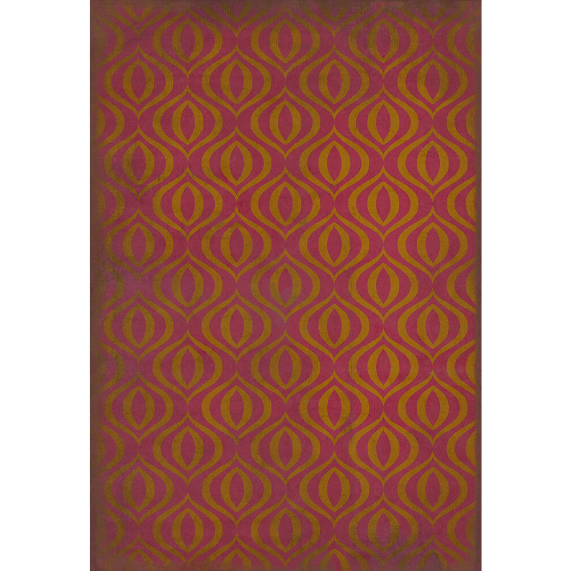 Pattern 15 "Phoenix" Vinyl Floorcloth - Spicher & Co.