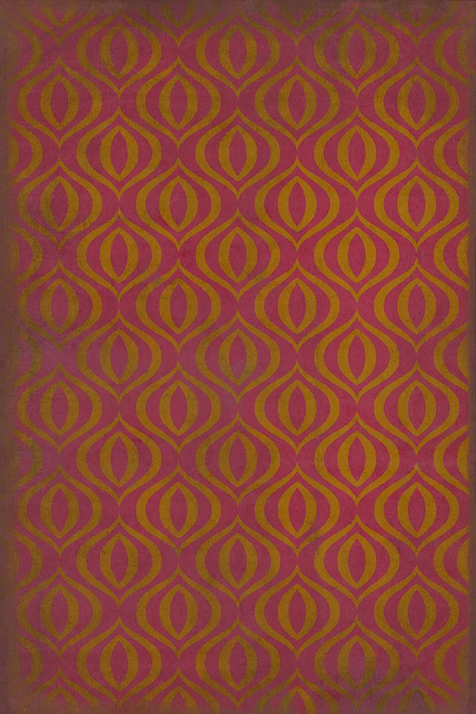 Pattern 15 "Phoenix" Vinyl Floorcloth - Spicher & Co.