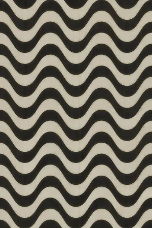 Pattern 18 "Frequency" Vinyl Floorcloth - Spicher & Co.
