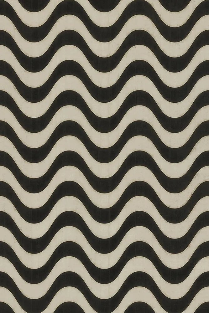 Pattern 18 "Frequency" Vinyl Floorcloth - Spicher & Co.