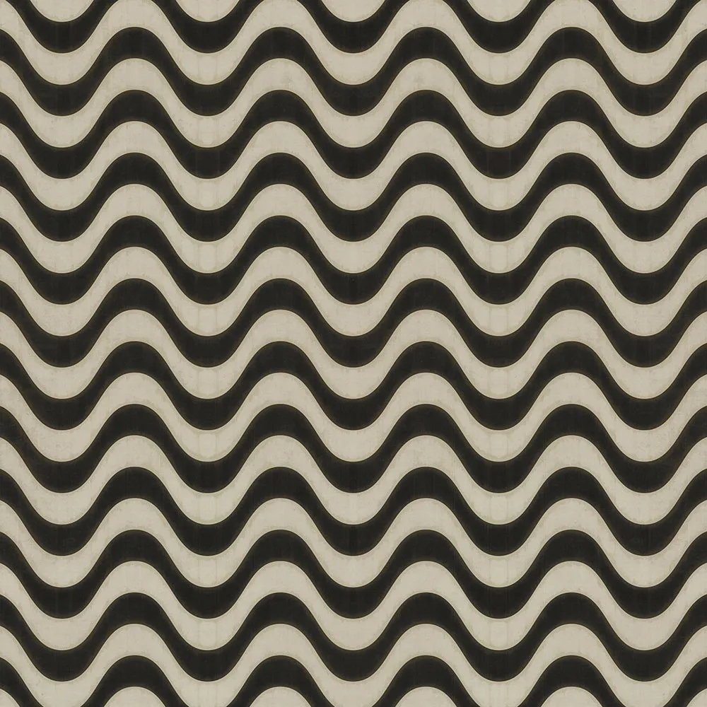 Pattern 18 "Frequency" Vinyl Floorcloth - Spicher & Co.