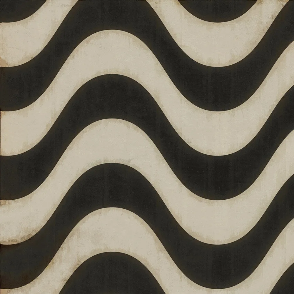 Pattern 18 "Frequency" Vinyl Floorcloth - Spicher & Co.